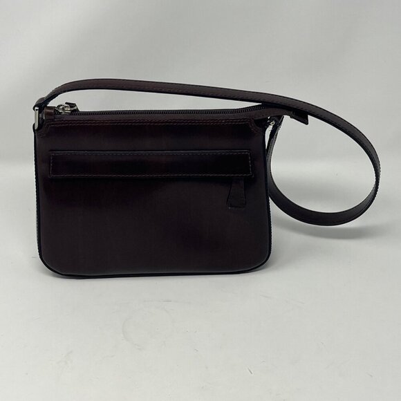 brown leather handbag shoulder bag small - Picture 3 of 11